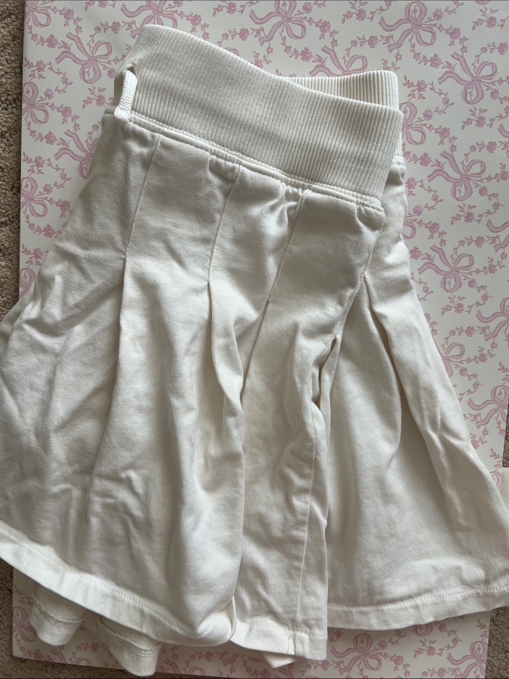 ralph lauren polo pleated white skort